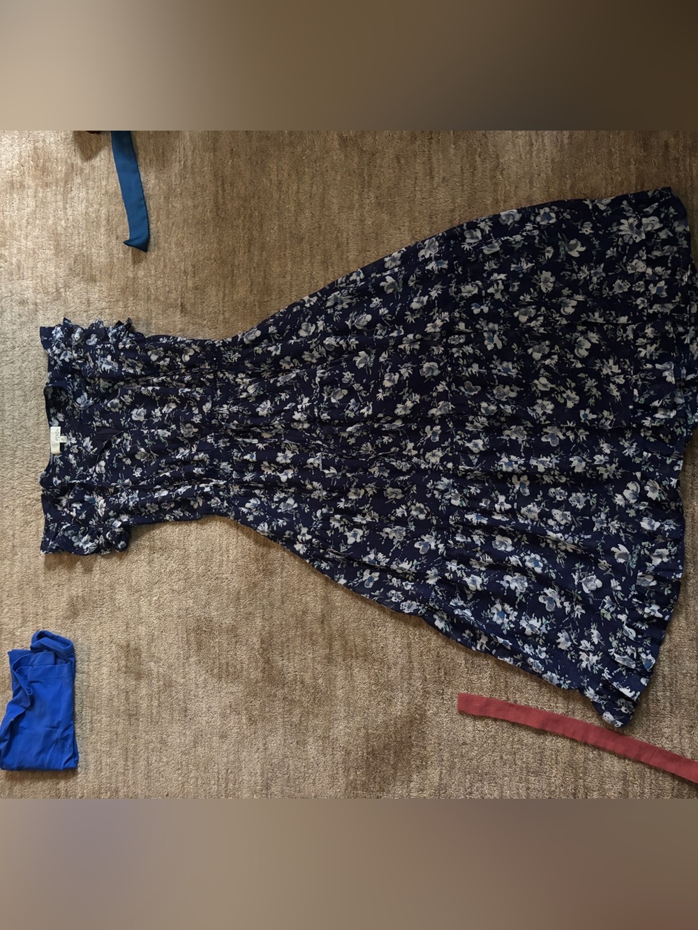 Pinch Navy Floral Maxi dress